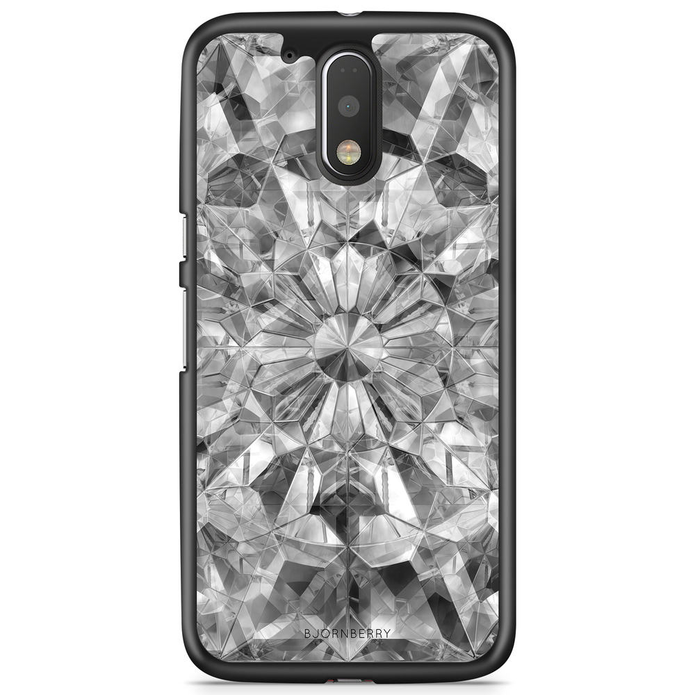 Moto G4/G4 Plus Case - Grey Crystals