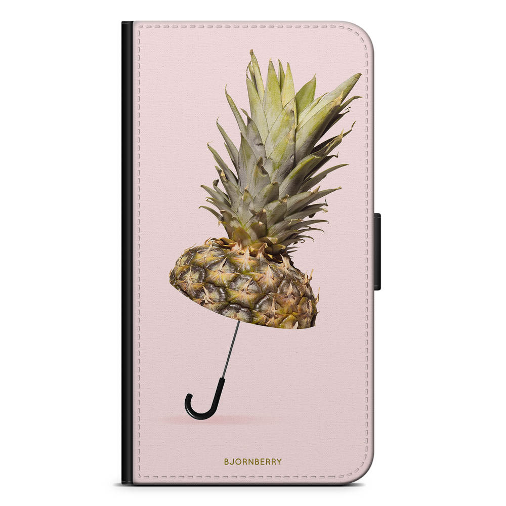 Samsung Galaxy A10 (2019) Plånboksfodral - Ananas Paraply | Mobilskal & Mobilfodral BJORNBERRY