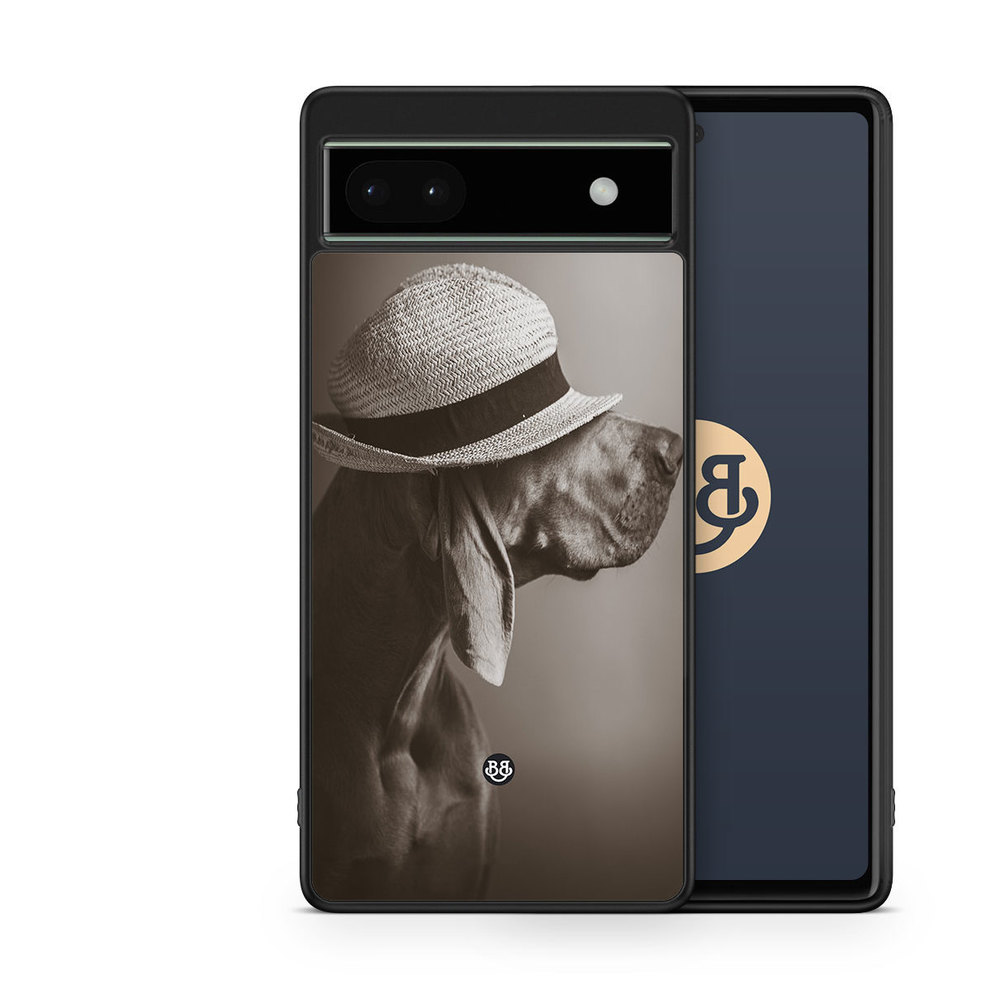Google Pixel 6a Case - Dog With Hat