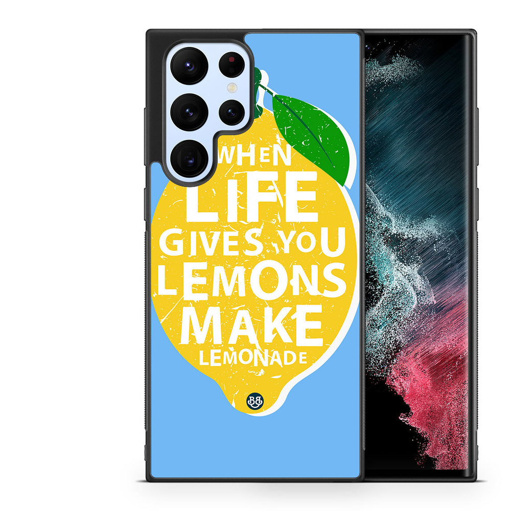 Samsung Galaxy S23 Ultra 5G Case - Lemon Quote