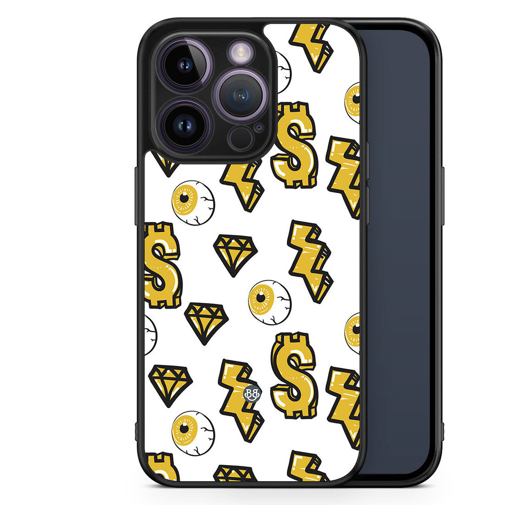 iPhone 14 Pro Case - Dollar Pattern