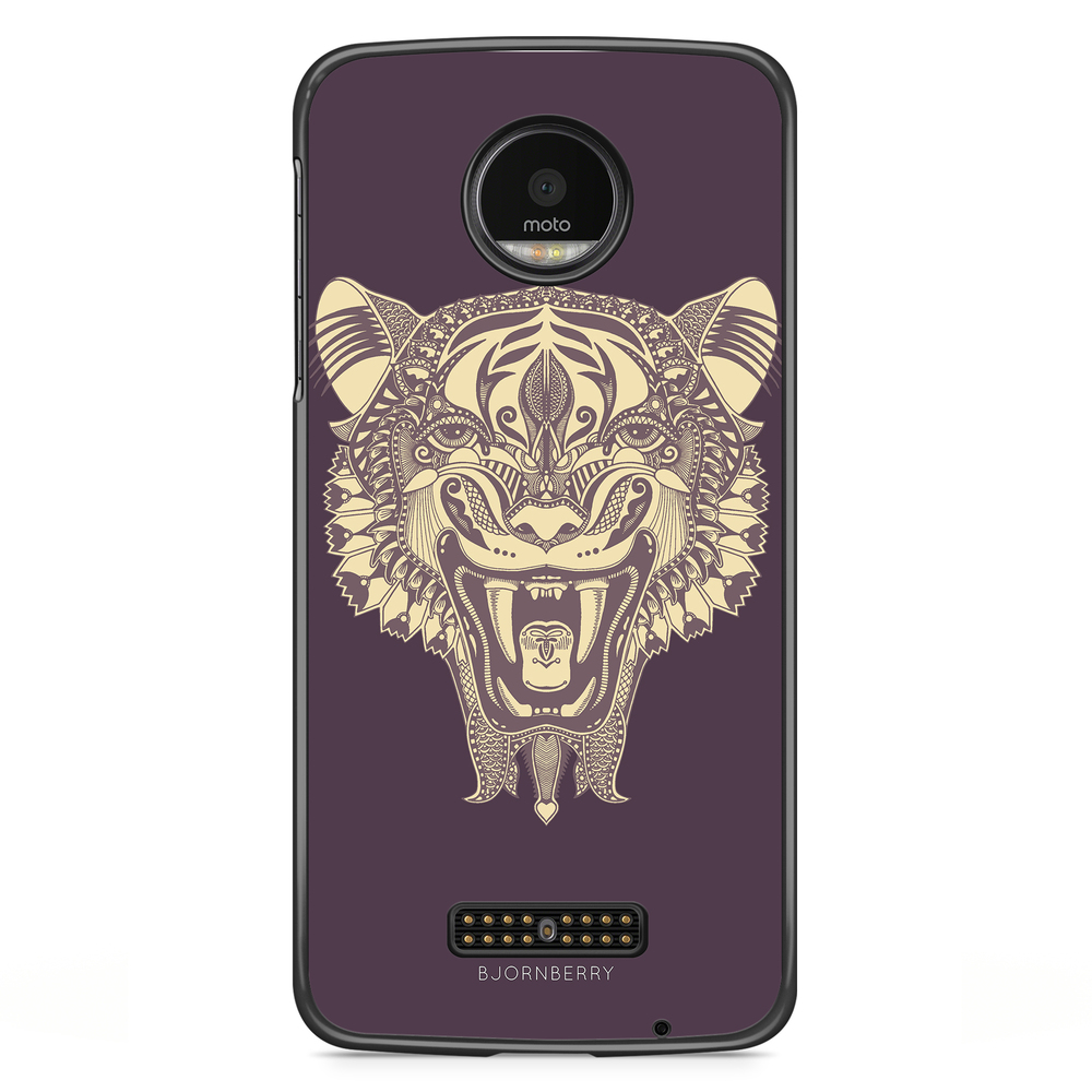 Moto Z2 Play Case - Mandala Panther