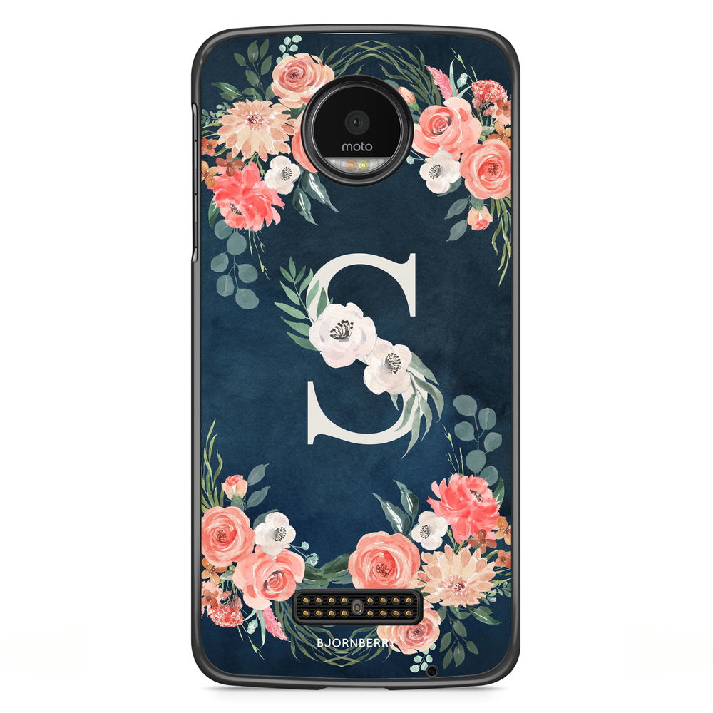 Moto Z2 Play Case - Monogram S