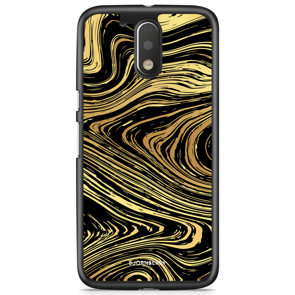 Moto G4/G4 Plus Case - Gold Marble