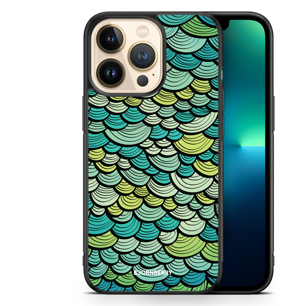 iPhone 13 Pro Case - Green Mermaid Scales