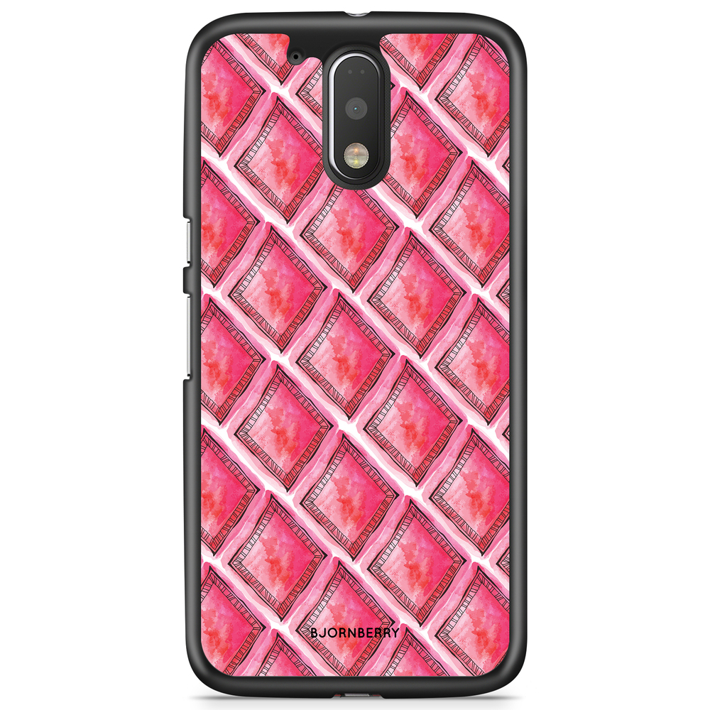 Moto G4/G4 Plus Case - Red Rhombus