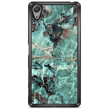 Sony Xperia L1 Skal - Grön Marmor