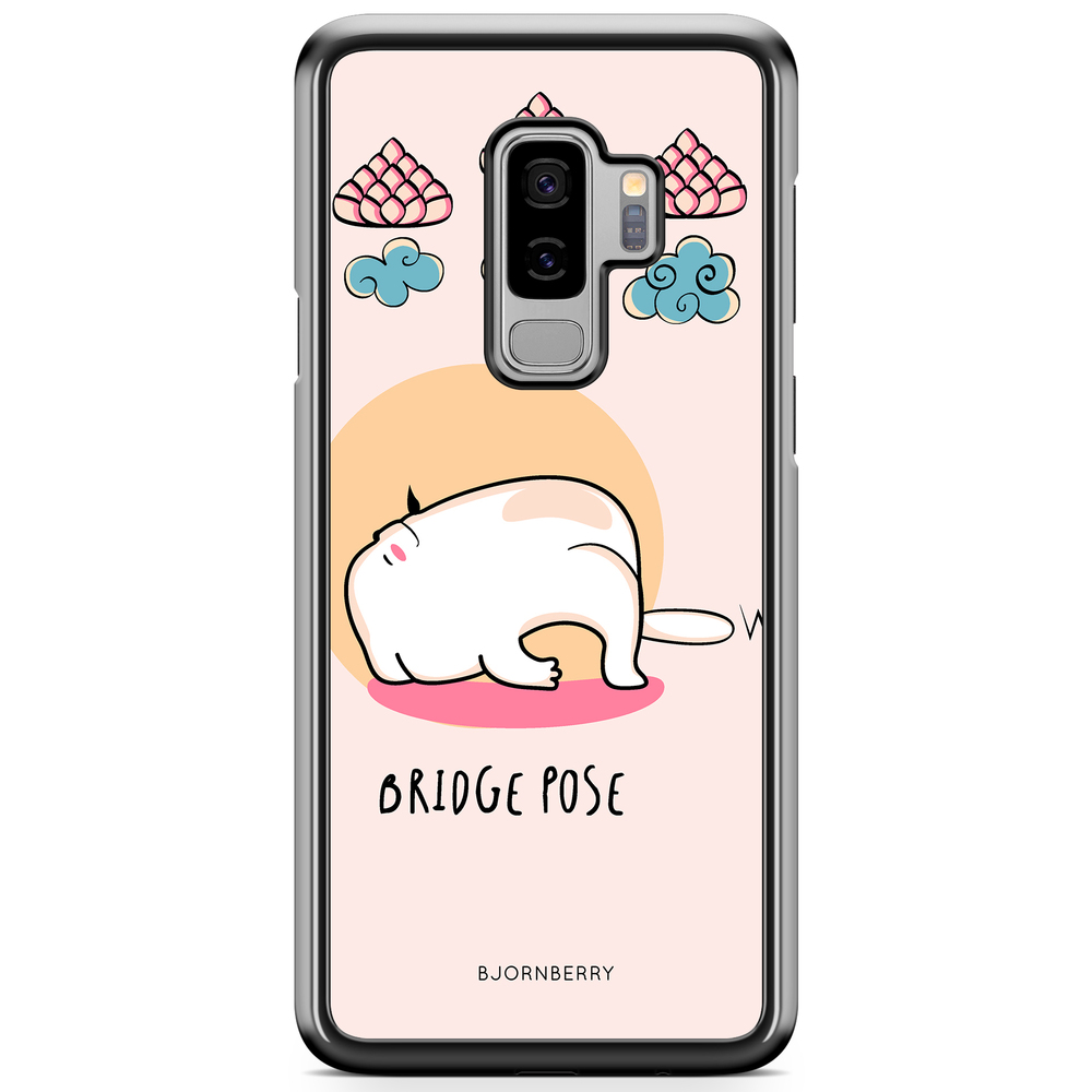 Samsung Galaxy S9 Plus Case - Yoga Cat Bridge Pose