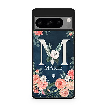 Google Pixel 8 Pro Custom Skal - Monogram Namn