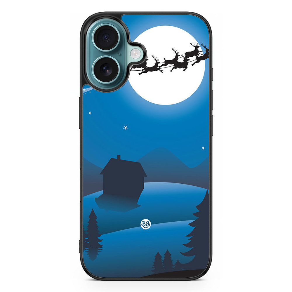 iPhone 16 Case - Festive Sleigh