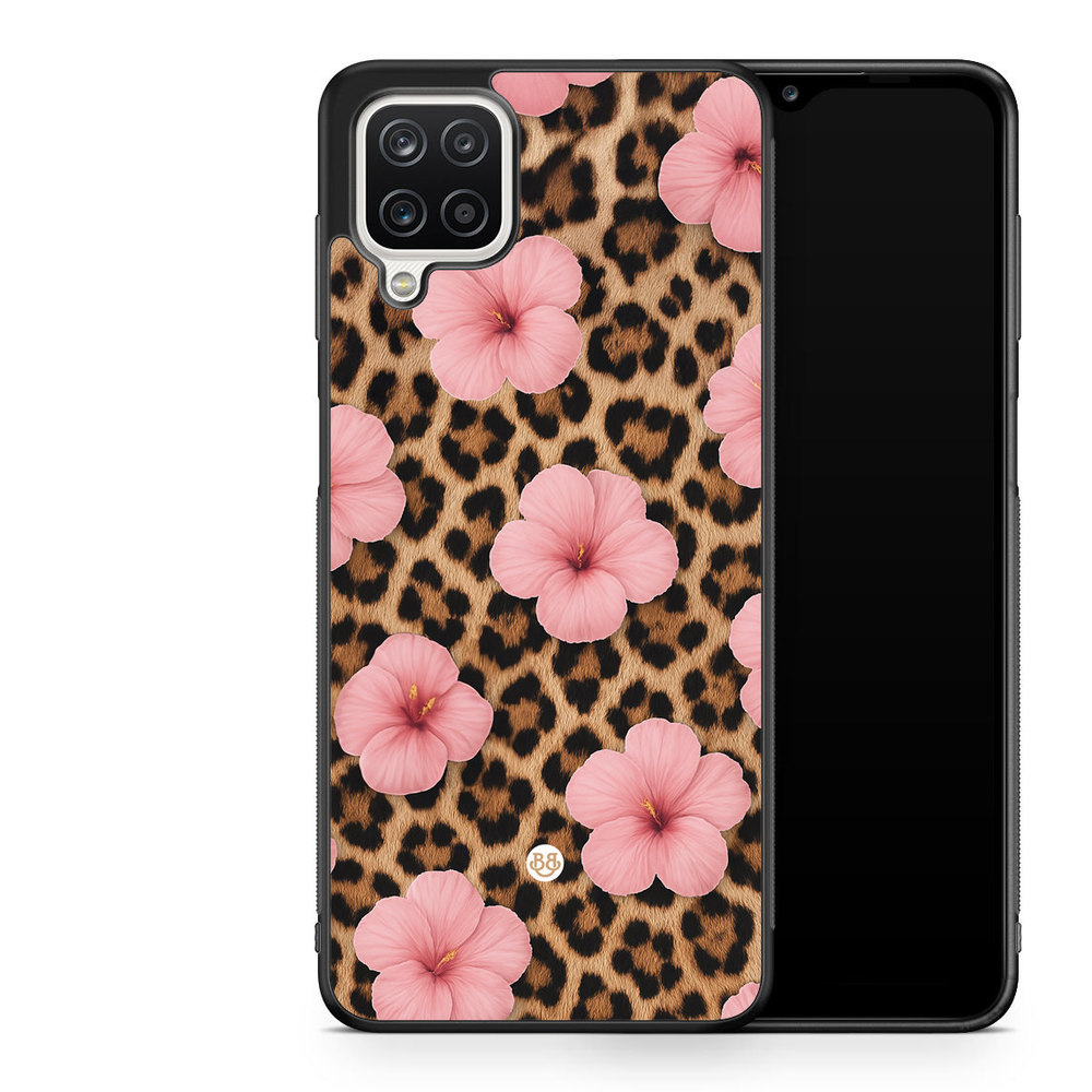 Samsung Galaxy A12 Case - WILD BLOOM - Leopard Flower