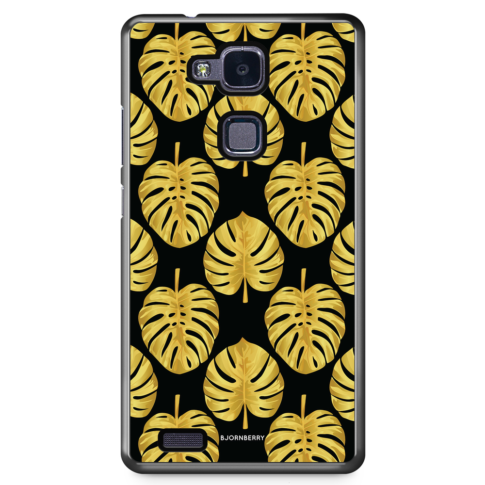 Huawei Honor 5X Case - Gold Monstera