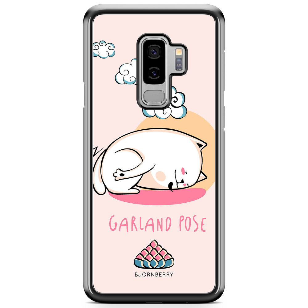 Samsung Galaxy S9 Plus Skal - Yoga Cat Garland 