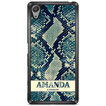 Sony Xperia XA1 Case Custom - Custom Blue Snake