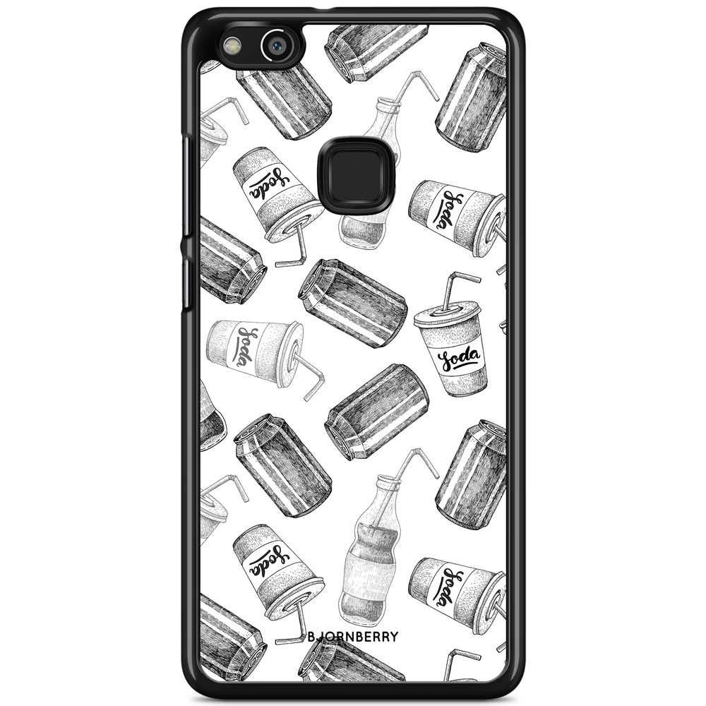 Huawei P10 Lite Case - Soda Black & White