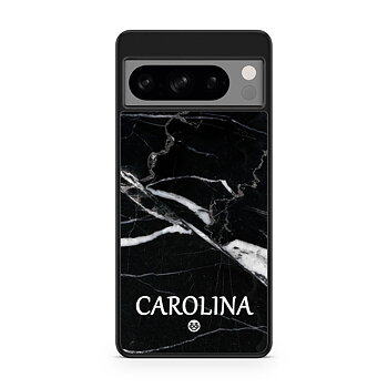 Google Pixel 8 Pro Custom Skal - Svart Marmor Namn
