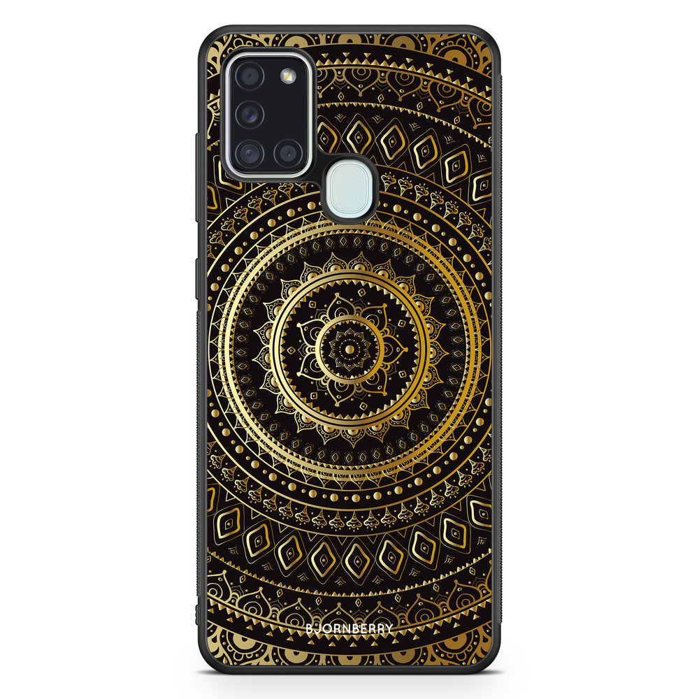 Samsung Galaxy A21s Case - Gold Mandala