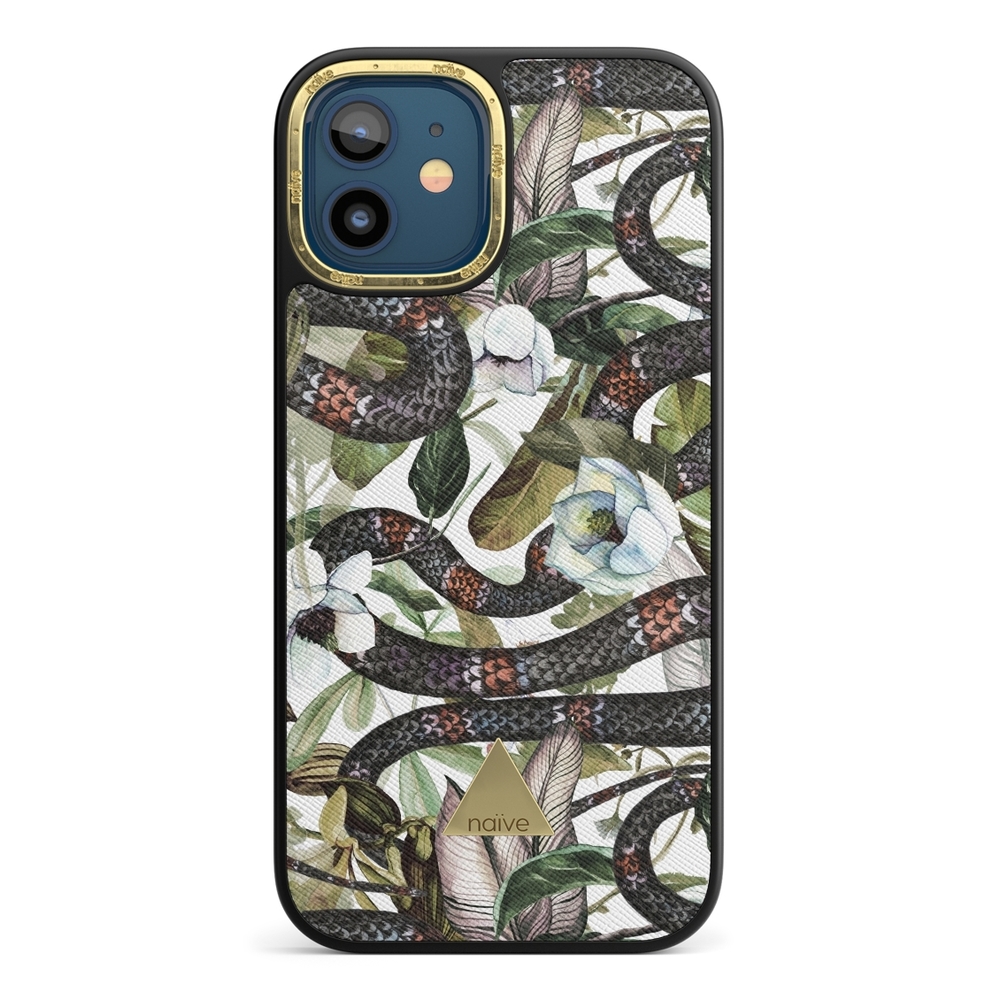 Naive iPhone 12 Mini Case - Jungle Snake