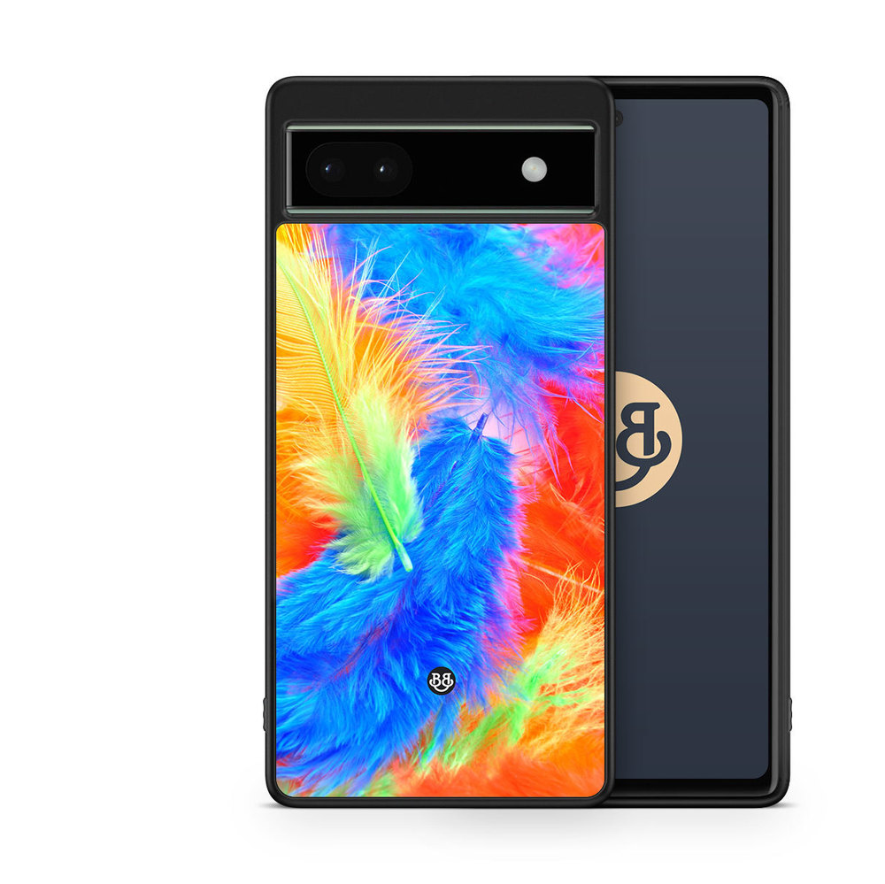 Google Pixel 6a Case - Easter Feathers