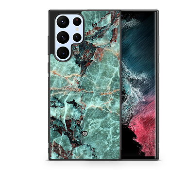 Samsung Galaxy S23 Ultra 5G Case - Green Marble