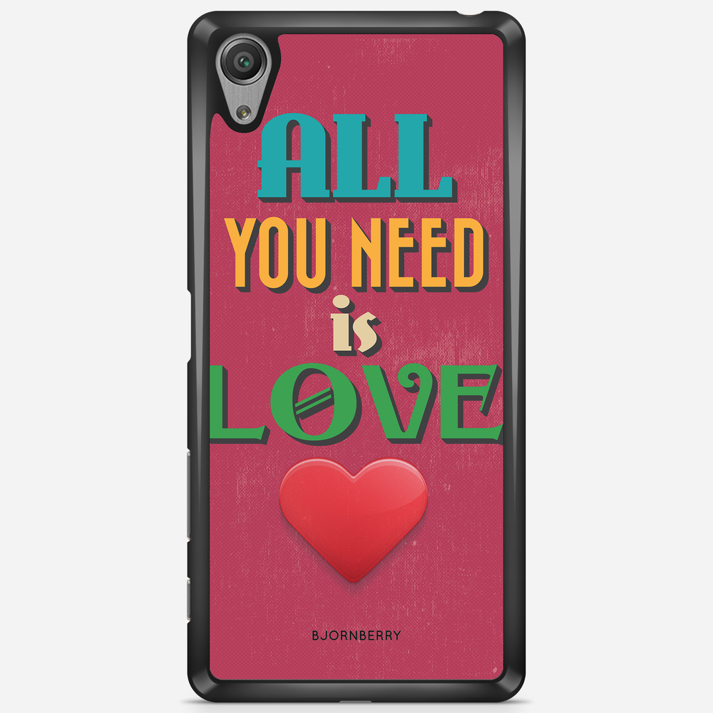 Sony Xperia X Performance Case - All You Need Is Love