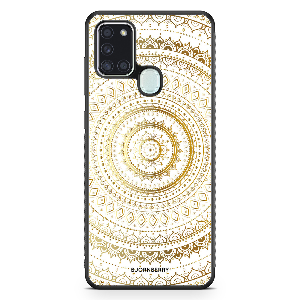 Samsung Galaxy A21s Case - Gold Mandala