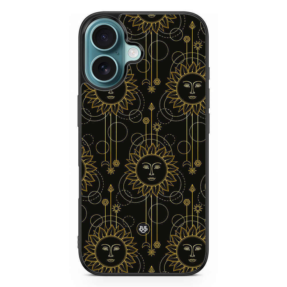 iPhone 16 Case - Gold Suns