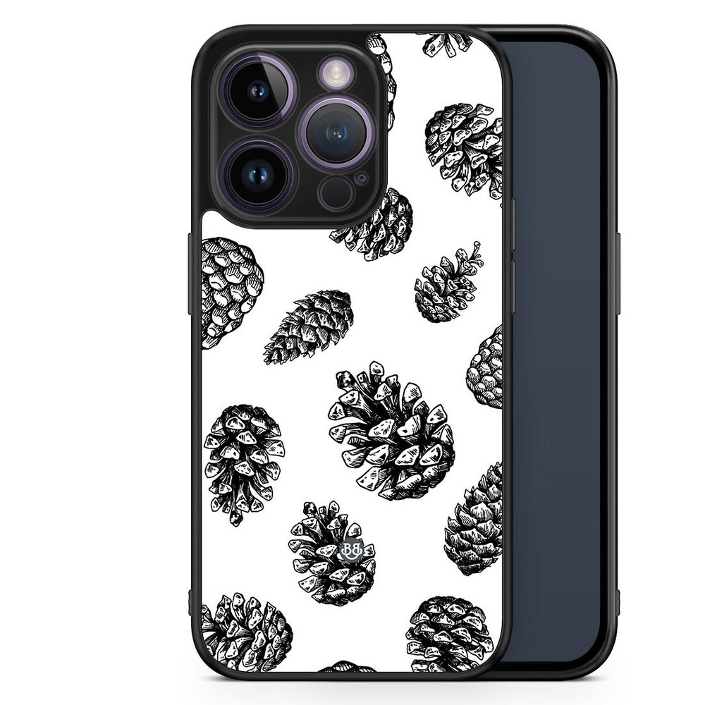 iPhone 14 Pro Case - Pine Cone Pattern