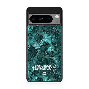 Google Pixel 8 Pro Custom Skal - Grön Namn