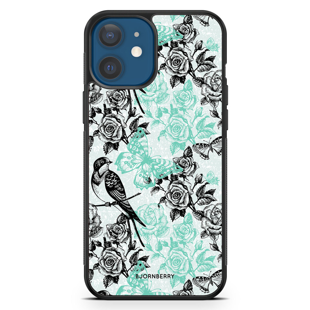 iPhone 12 Mini Case - Birds & Roses