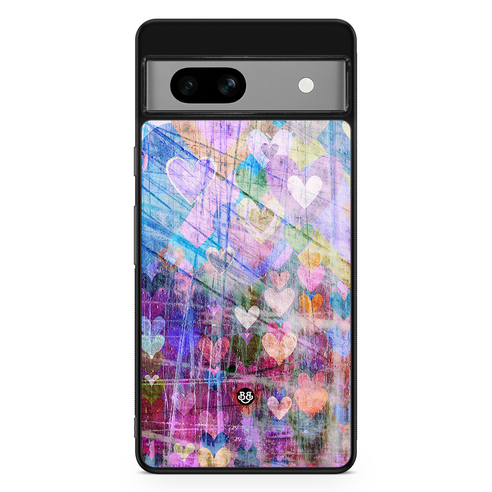 Google Pixel 7a Case - Hearts