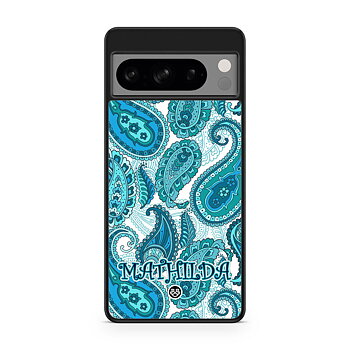 Google Pixel 8 Pro Custom Skal - Paisley Namn