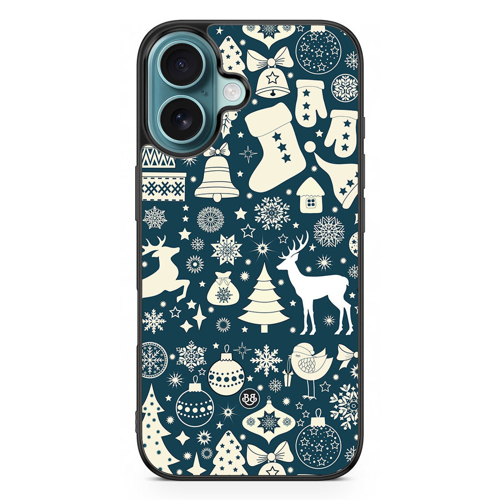 iPhone 16 Case - Reindeers & Spruces