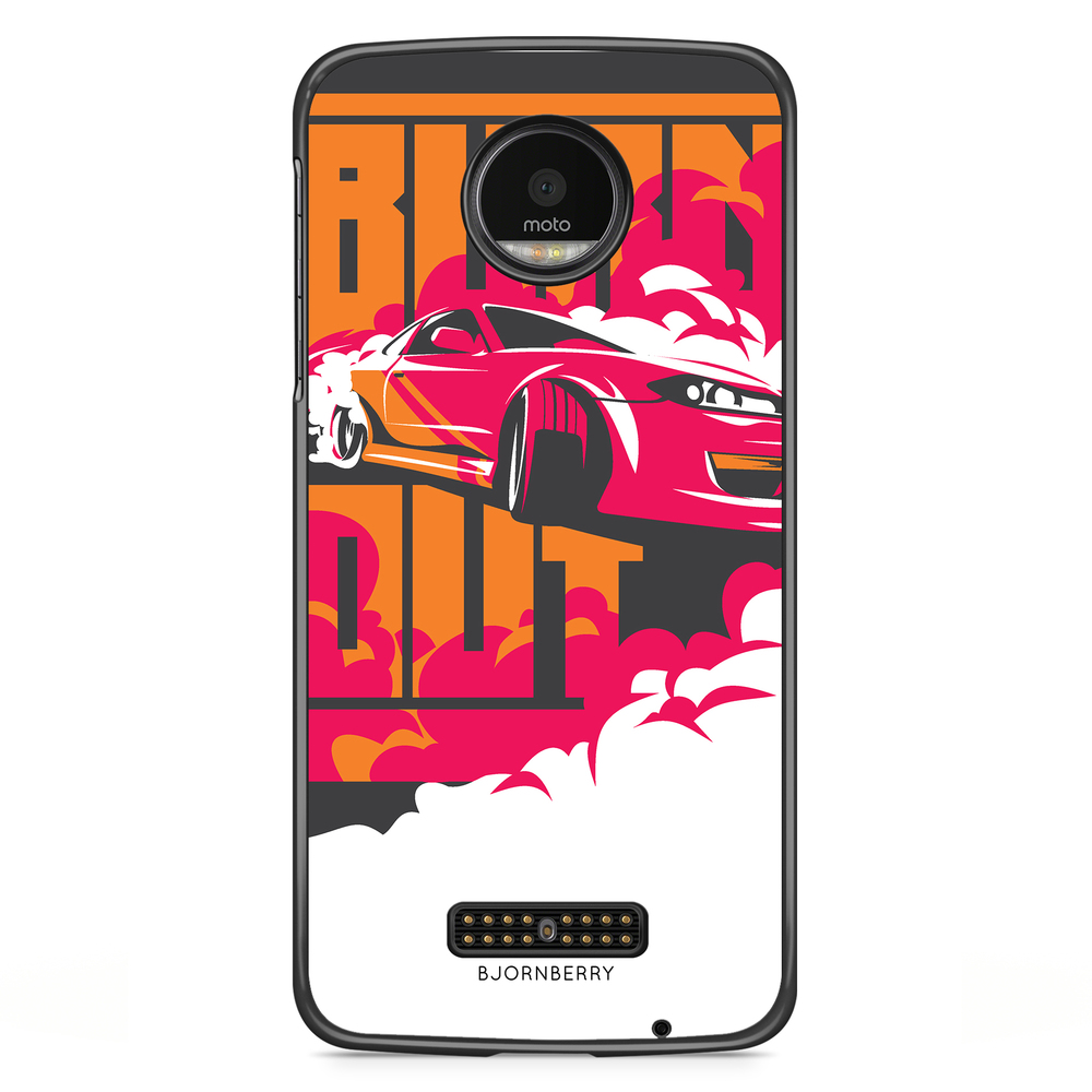 Moto Z2 Play Case - Burn out