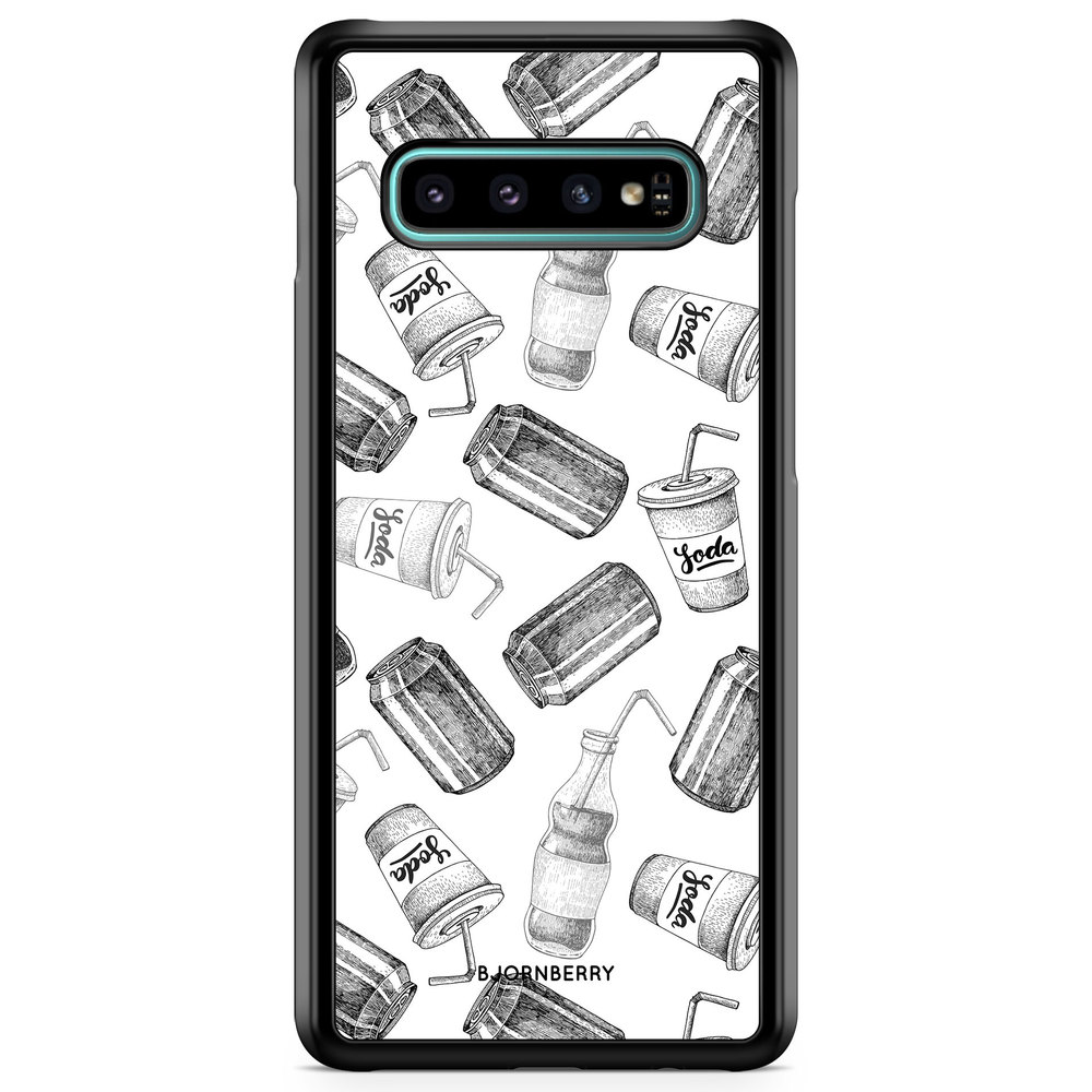Samsung Galaxy S10 Plus Case - Soda Black & White