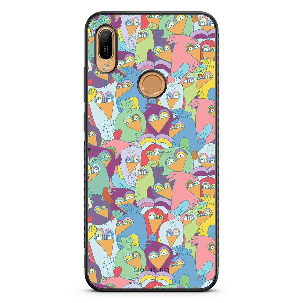 Huawei Y6 2019 Case - Cartoon Birds