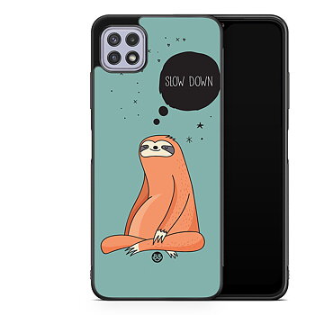 Samsung Galaxy A22 4G Case - Slow down Sloth