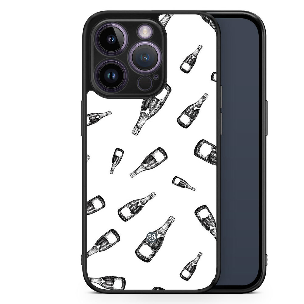 iPhone 14 Pro Case - Champagne Pattern