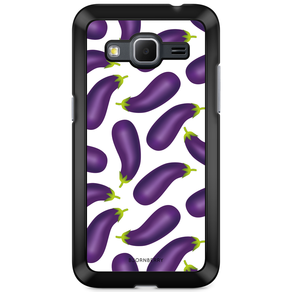 Samsung Galaxy Core Prime Case - Eggplant Pattern