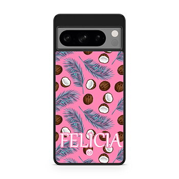 Google Pixel 8 Pro Custom Skal - Tropiskt Namn