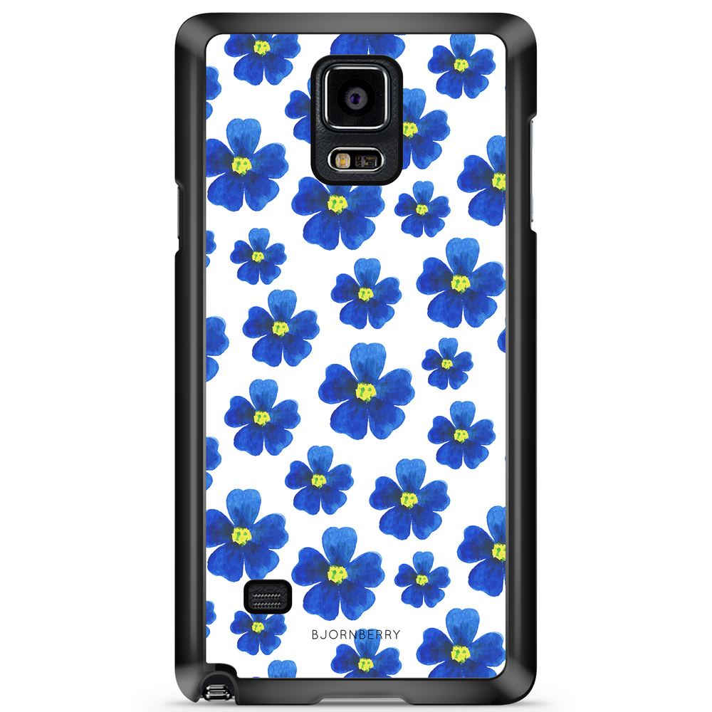 Samsung Galaxy Note 4 Case - Blue Flowers
