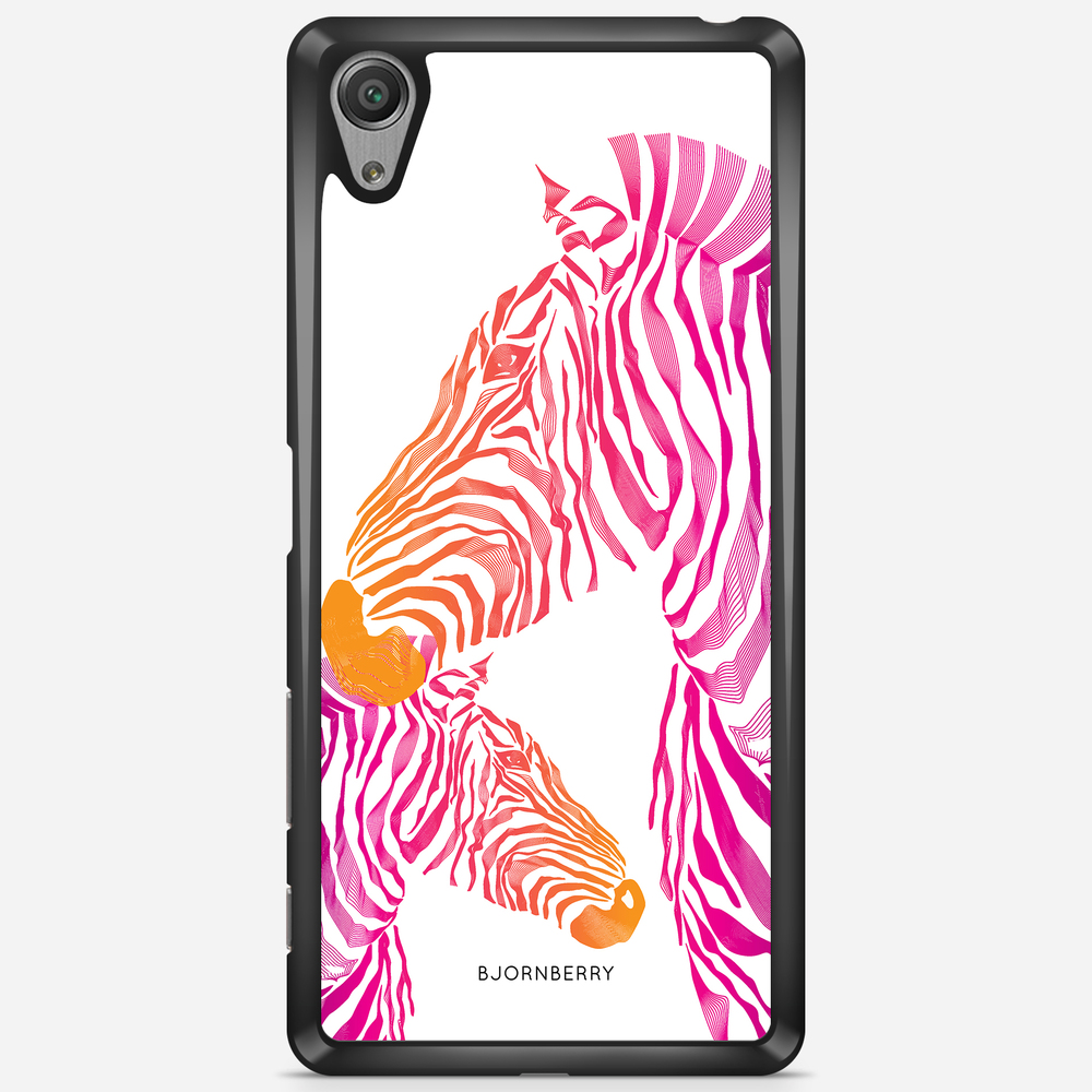 Sony Xperia X Performance Case - Pink Zebras