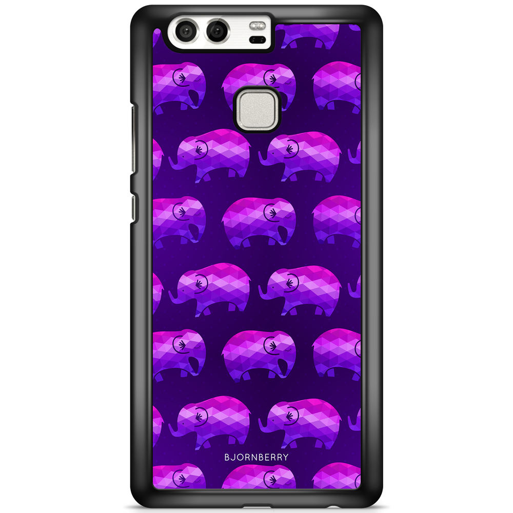 Huawei P9 Case - Purple Elephant