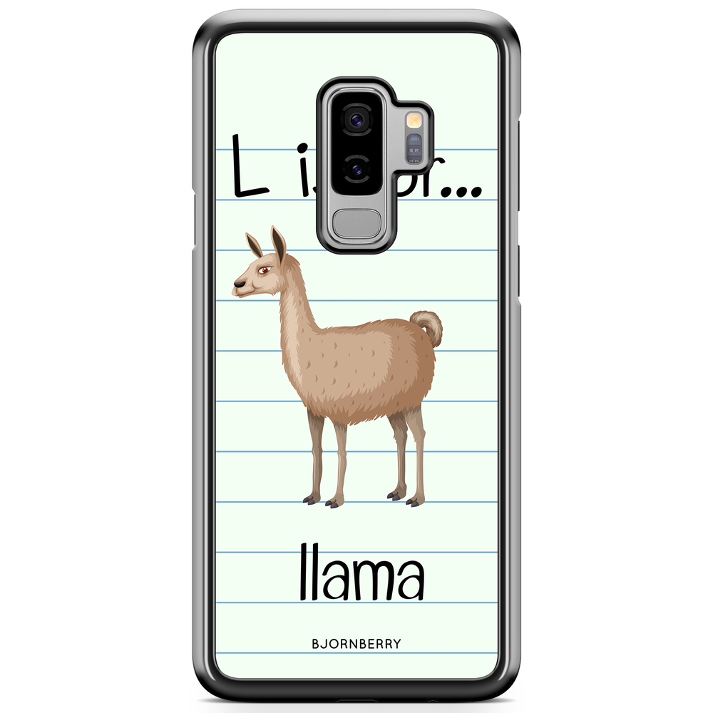 Samsung Galaxy S9 Plus Case - L Is For Llama