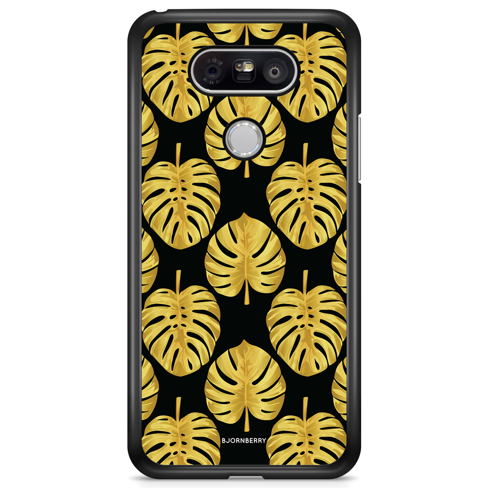 LG G5 Case - Gold Monstera