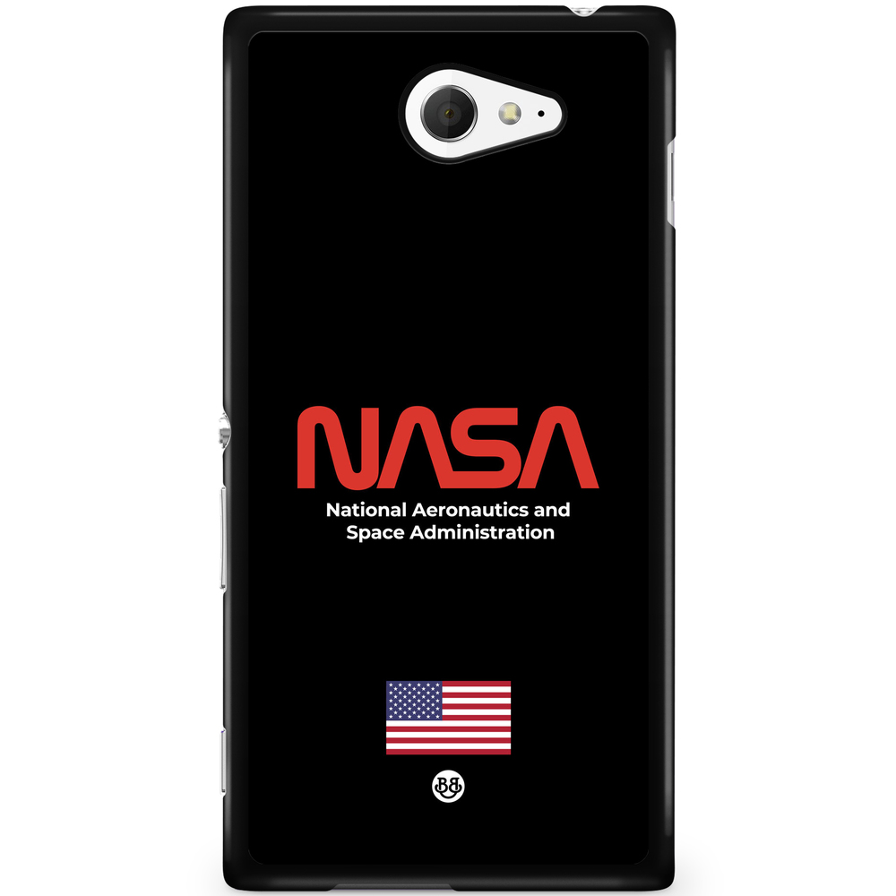 Sony Xperia M2 Aqua Case - NASA Worm Black