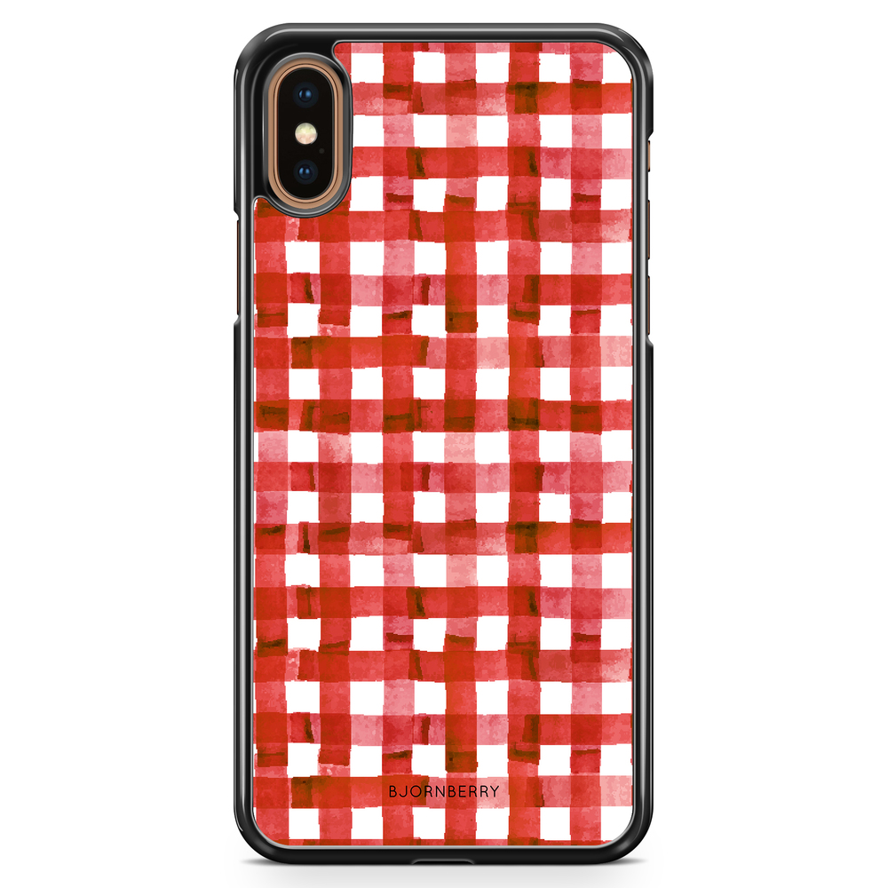 iPhone XS Max Case - Red Stripes
