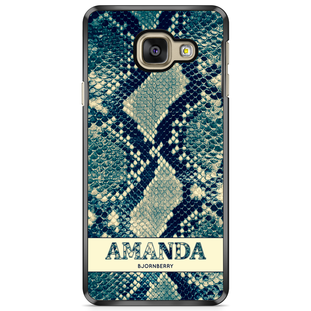 Samsung Galaxy A3 7 (2017) Skal Custom - Custom Blue Snake | Mobilskal & Mobilfodral BJORNBERRY