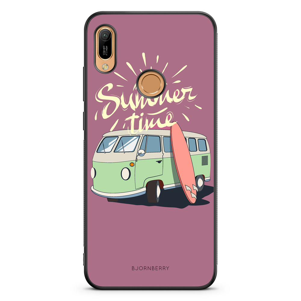 Huawei Y6 2019 Case - Summer Van (Pink)