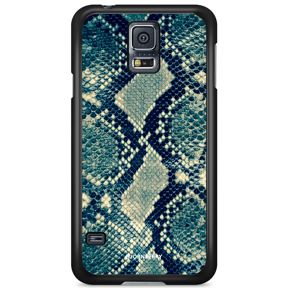 Samsung Galaxy S5/S5 NEO Case - Blue Snakeskin